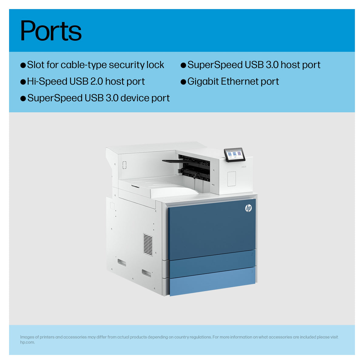 HP LaserJet Enterprise 8501dn A3, 70S. SW, SF, Duplex, Netzwerk