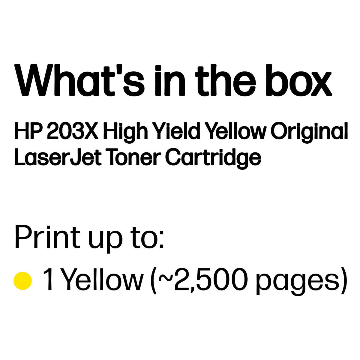 HP CF542X / 203X XL Gelb