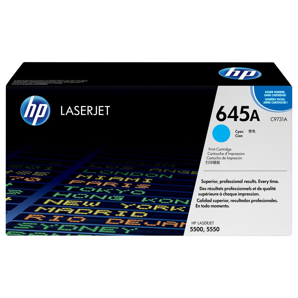 HP 645A Cyan LaserJet Tonerpatrone