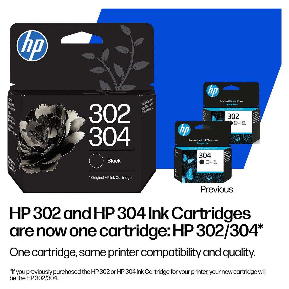 HP 302XL/304XL Tri-clr Original Ink Cartridge