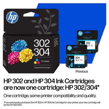 HP 302XL/304XL Tri-clr Original Ink Cartridge