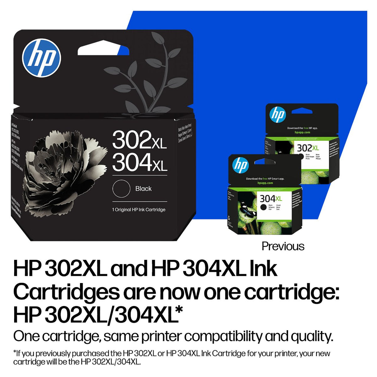 HP 302XL/304XL Tri-clr Original Ink Cartridge