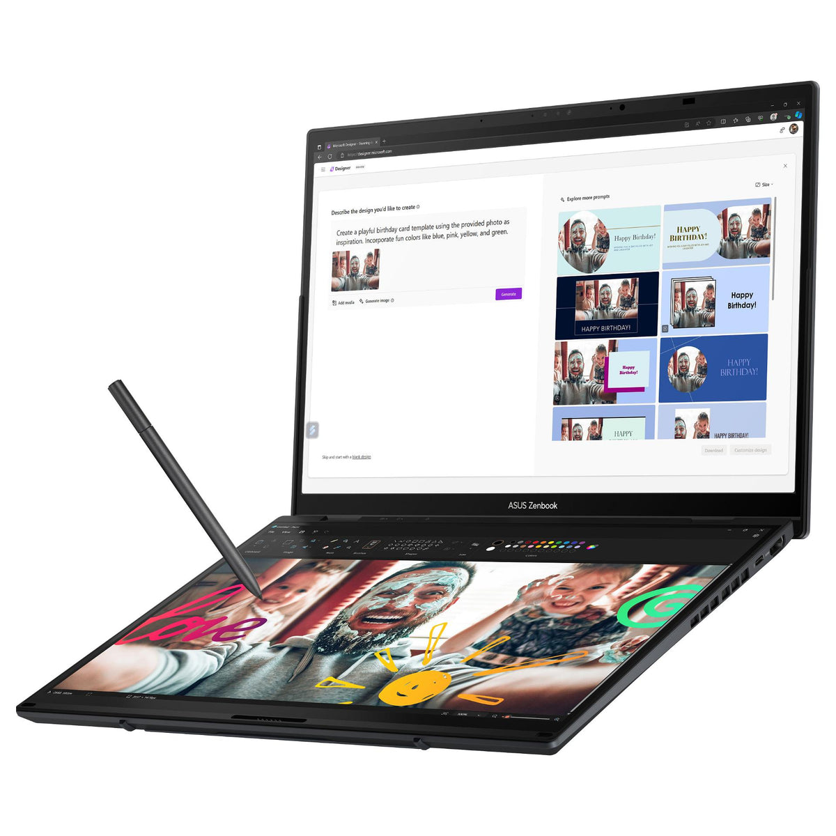 ASUS Zenbook Duo UX8406CA-QL194W CU9-285H/32GB/1TBSSD/W11 Home