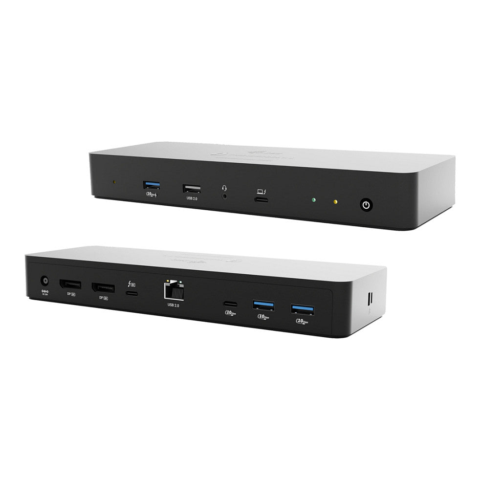 D I-TEC Thunderbolt 4 Intelligent Dual Display DS 1x TB4 2x DP 1x GLAN 1x USB-C Gen2 3x USB-A Gen2 1x USB 2.0 1x Audio/Mic PD 90W KL