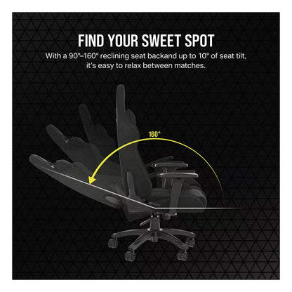 CORSAIR Gaming Stuhl TC100 RELAXED - Fabric (Black)