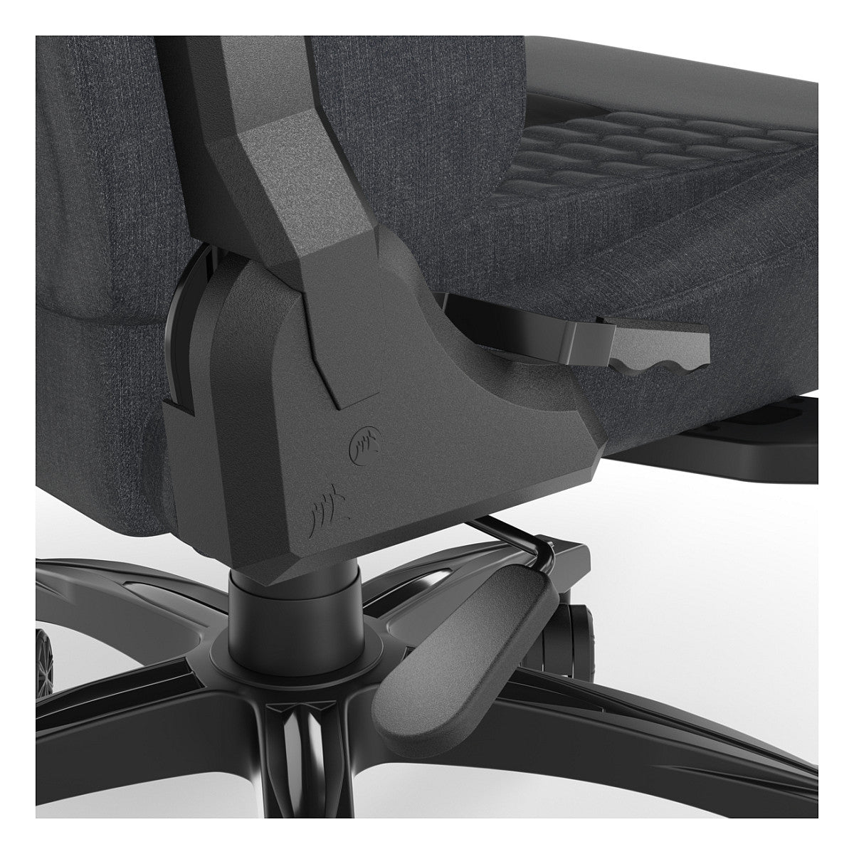 CORSAIR Gaming Stuhl TC100 RELAXED - Fabric (Grey and Black)