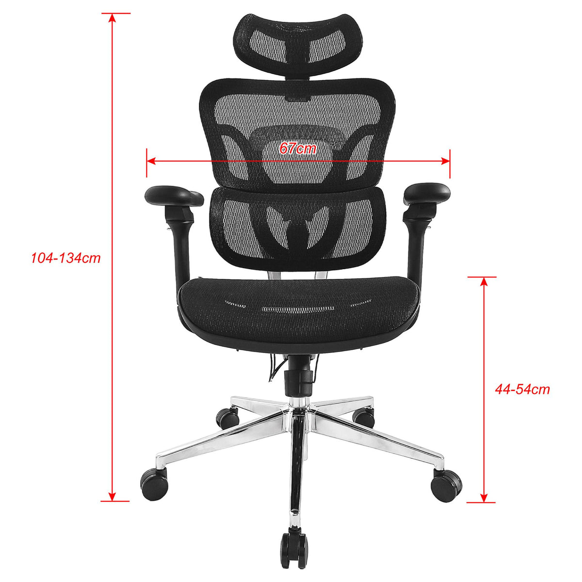 Equip Ergonomischer Bürostuhl+Kopf/Armstützen schwarz lite Retail