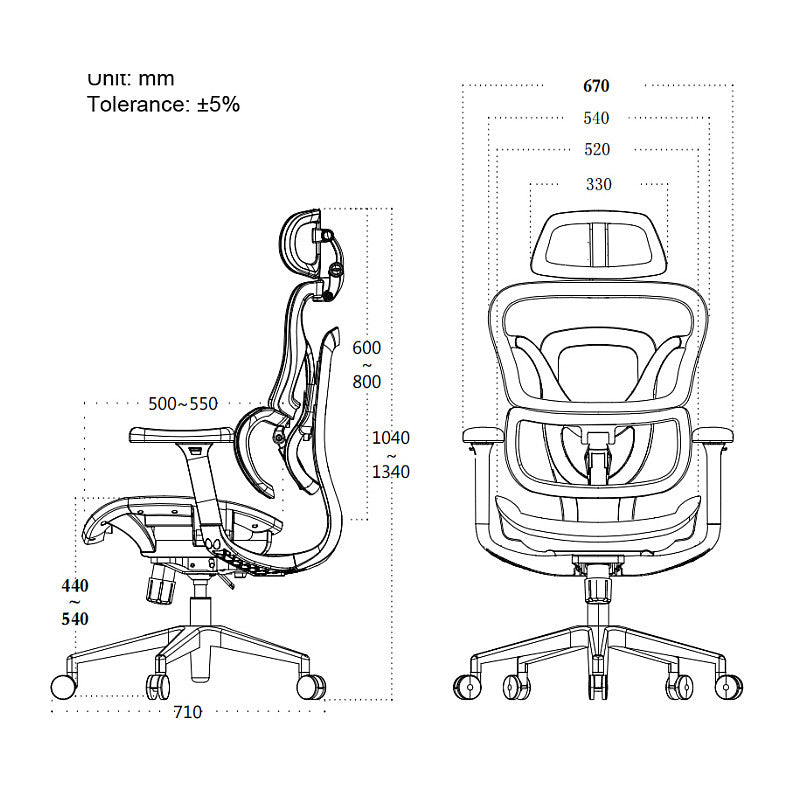 Equip Ergonomischer Bürostuhl+Kopf/Armstützen schwarz lite Retail