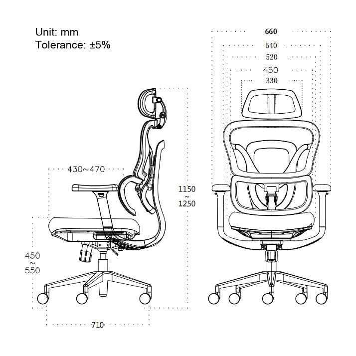 Equip Ergonomischer Bürostuhl+Kopf/Armstützen+SFS schwarz lite Retail