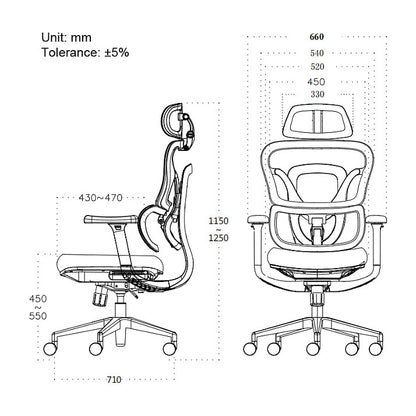 Equip Ergonomischer Bürostuhl+Kopf/Armstützen+SFS schwarz lite Retail