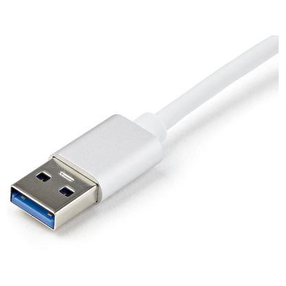 StarTech USB 3.0 auf Gigabit Netzwerkadapter - Silber - Schlankes Aluminium Design fr MacBook, Chromebook oder Tablet