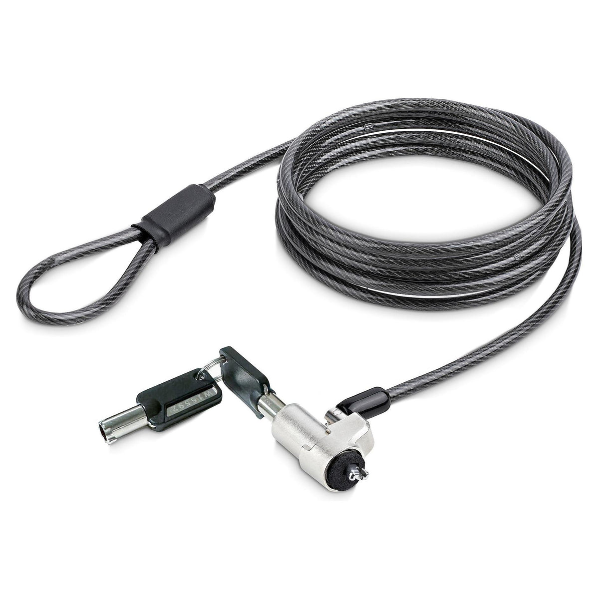 StarTech Laptop cable lock 6Ft Compatible With Noble Wedge, Laptop Cable Lock, 6Ft (2m)