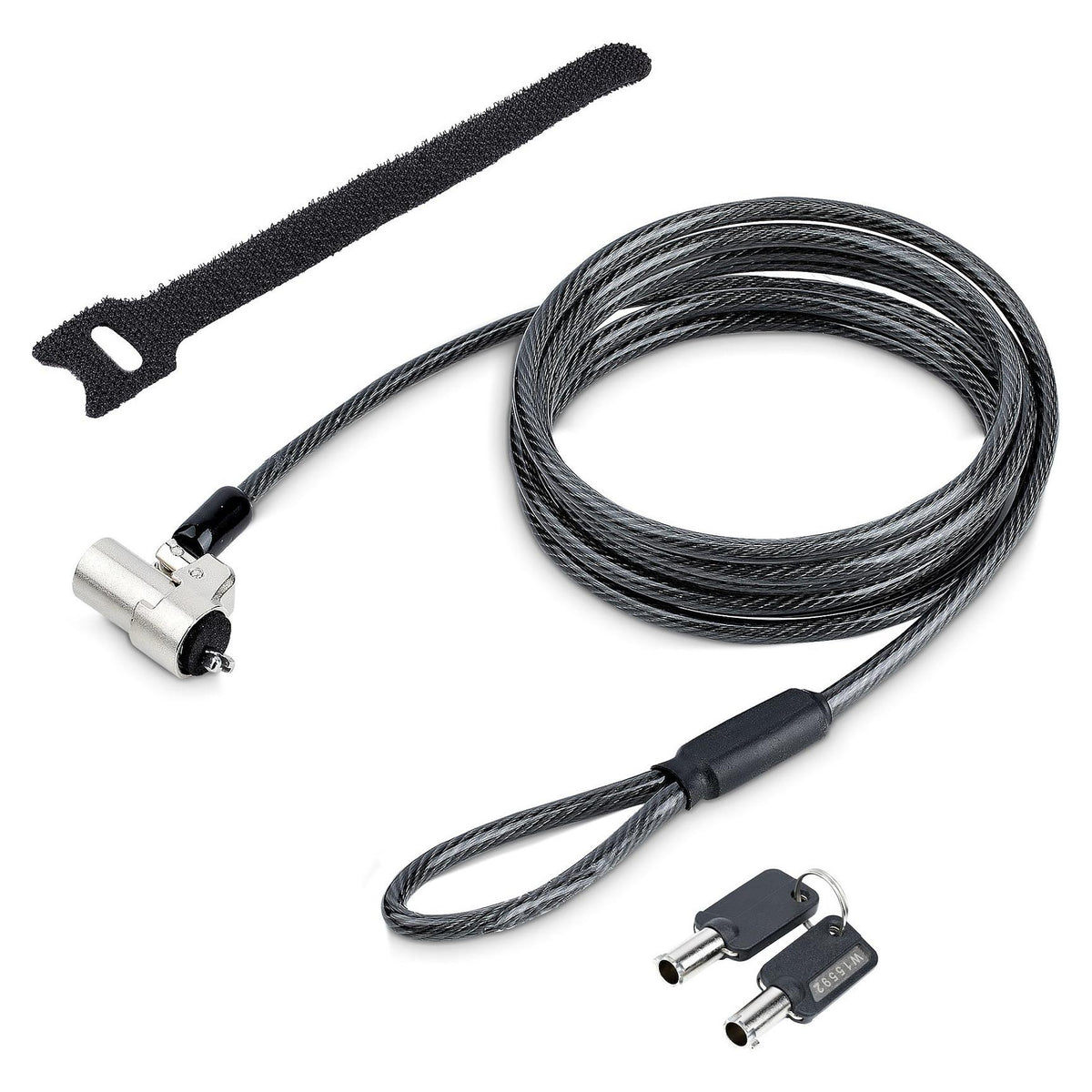 StarTech Laptop cable lock 6Ft Compatible With Noble Wedge, Laptop Cable Lock, 6Ft (2m)