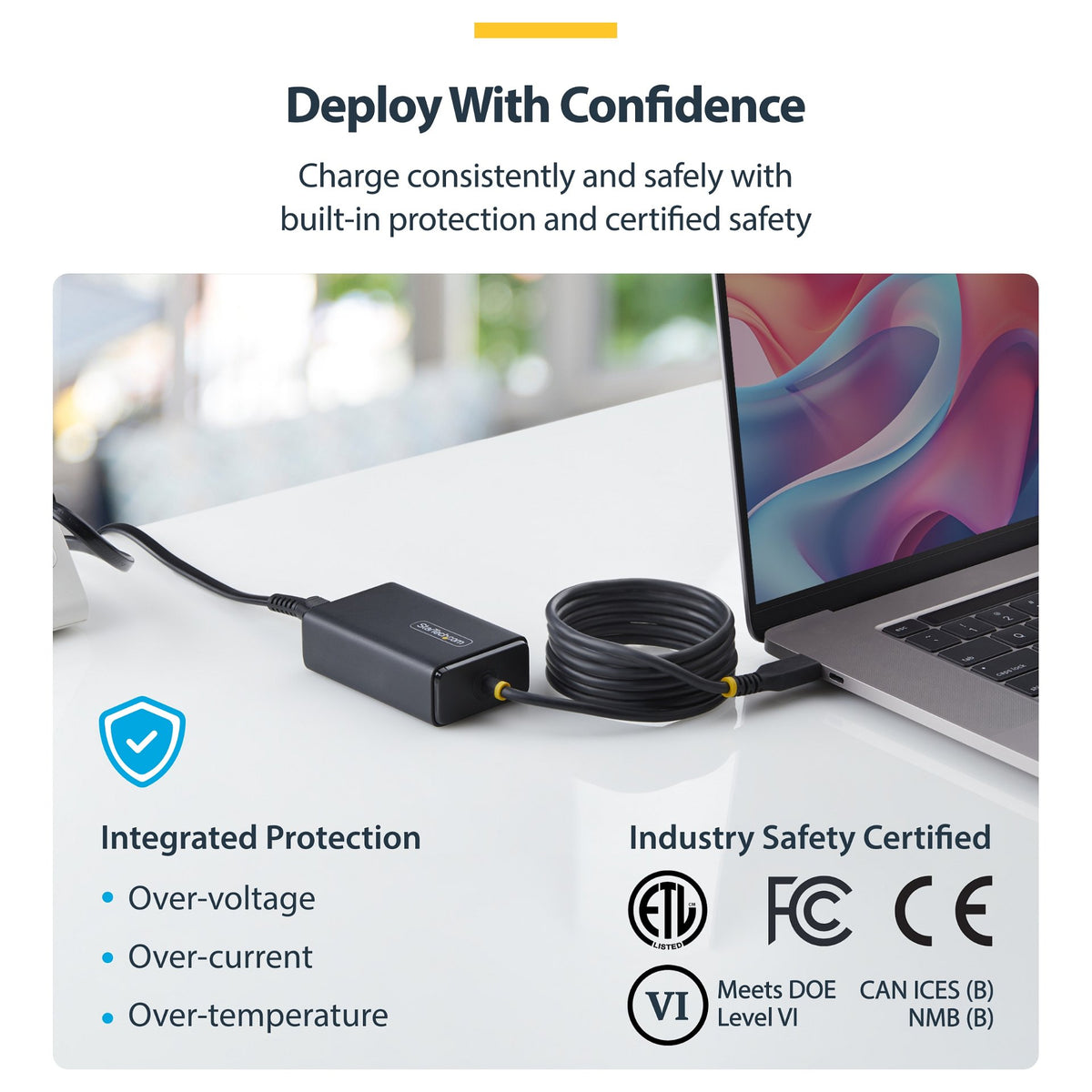 StarTech 65W USB-C LAPTOP CHARGER