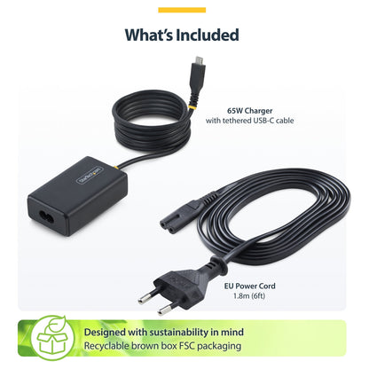 StarTech 65W USB-C LAPTOP CHARGER