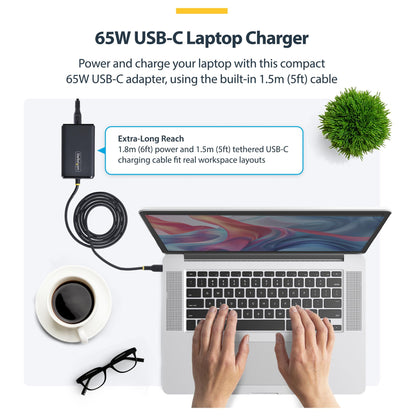 StarTech 65W USB-C LAPTOP CHARGER