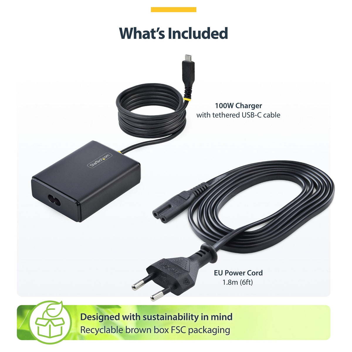 StarTech 100W USB-C LAPTOP CHARGER
