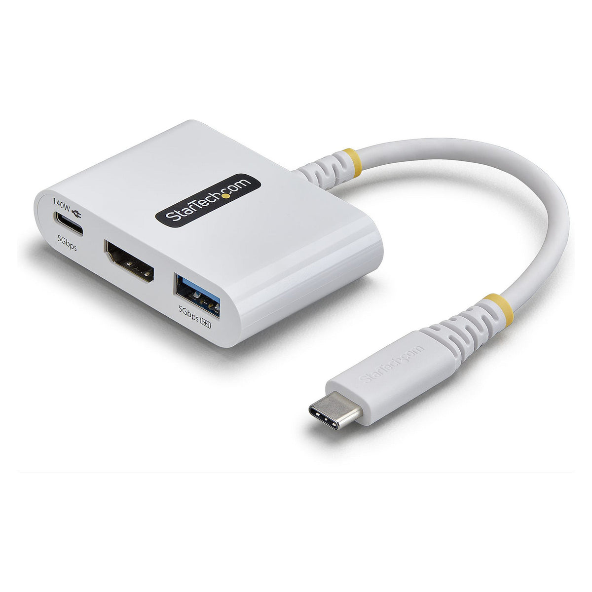 D StarTech USB-C zu HDMI Multiport Adapter mit 140W PD Ladeleistung 4K 60Hz HDMI USB 5Gbps Hub Mini Dock