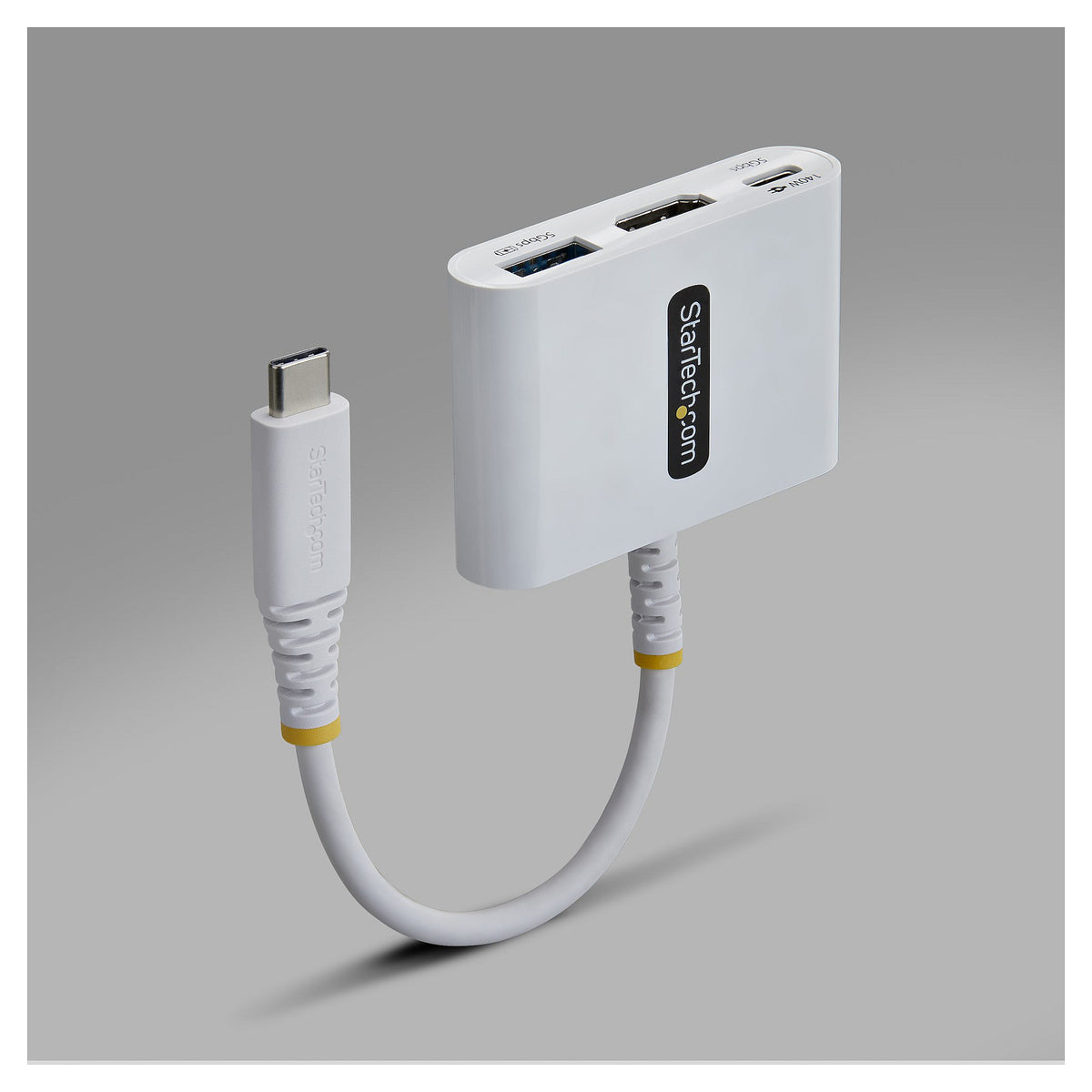 D StarTech USB-C zu HDMI Multiport Adapter mit 140W PD Ladeleistung 4K 60Hz HDMI USB 5Gbps Hub Mini Dock