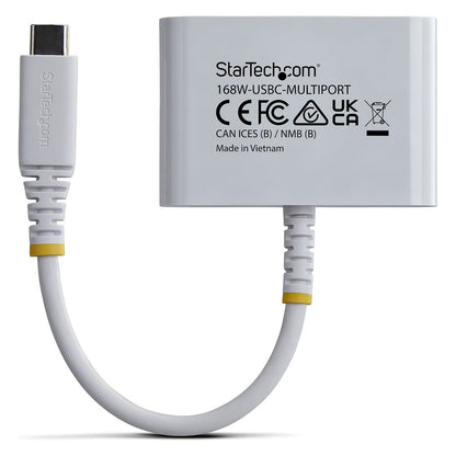 D StarTech USB-C zu HDMI Multiport Adapter mit 140W PD Ladeleistung 4K 60Hz HDMI USB 5Gbps Hub Mini Dock