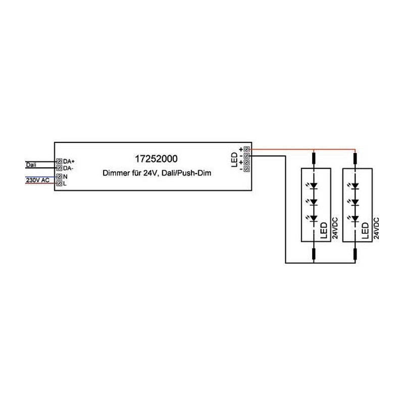 Brumberg 17252000 Netzgerät rechte. ws DALI 150W 230V