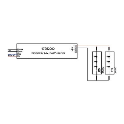 Brumberg 17252000 Netzgerät rechte. ws DALI 150W 230V