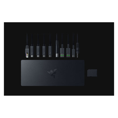 Razer Thunderbolt 5 Dock Desktop-RGB-Dock für mehrere Geräte & Bildschirme, schwarz