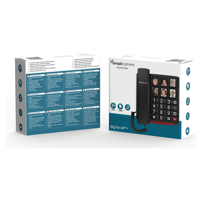 amplicomms BigTel 40 plus Grotastentelefon/Fototasten