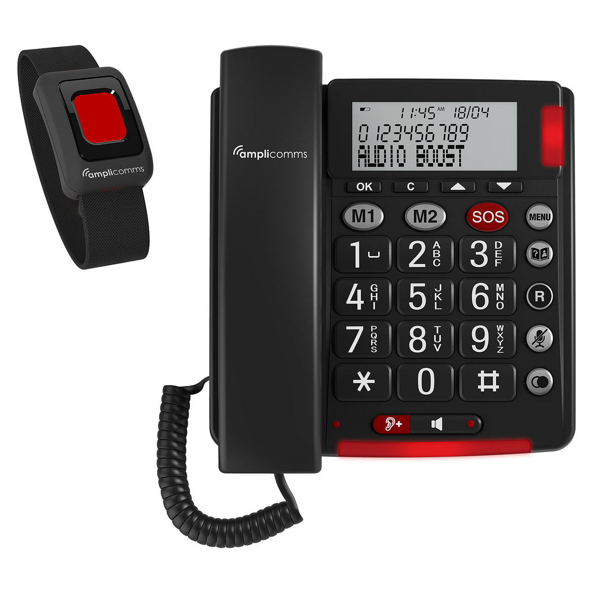 amplicomms BigTel 50 Alarm Plus Grotastentelefon/Fototasten