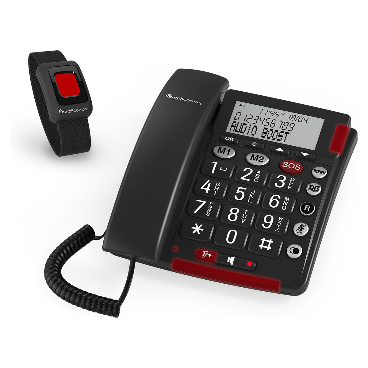amplicomms BigTel 50 Alarm Plus Grotastentelefon/Fototasten