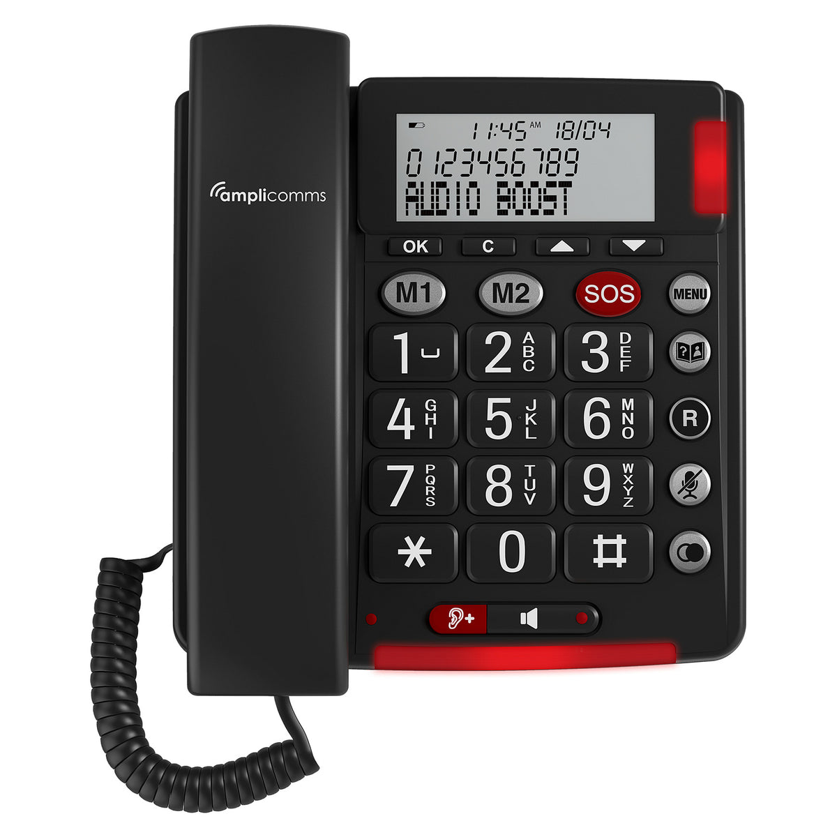 amplicomms BigTel 50 Alarm Plus Grotastentelefon/Fototasten