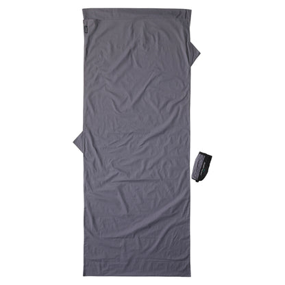 Cocoon Leicht-Reiseschlafsack,Rechteck, 220 x 90cm, 100% Baumwolle,elephant grey
