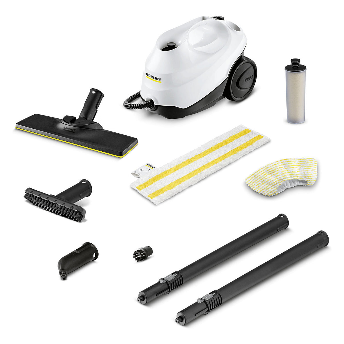 SC 3 Easy Fix (wei/schwarz, 1.900 Watt, mit Bodenreinigungsdse EasyFix)
