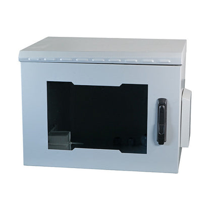 EFB 19" Wandgehäuse IP55, 20HE, Glastr, Tiefe 600 mm, RAL7035