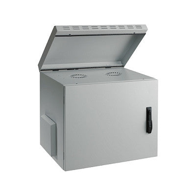 EFB 19" Wandgehäuse IP55, 20HE, Glastr, Tiefe 600 mm, RAL7035