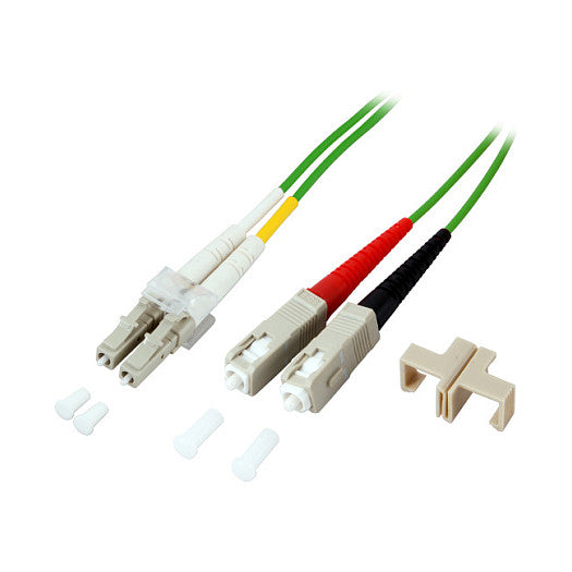 EFB Duplex Patchkabel LC-SC OM5 3m LSZH 2mm limettengrn