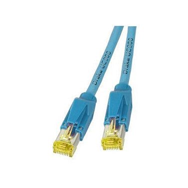 EFB RJ45 Patchkabel Cat.6A S/FTP LSZH Draka UC900 TM31 blau 1,5m