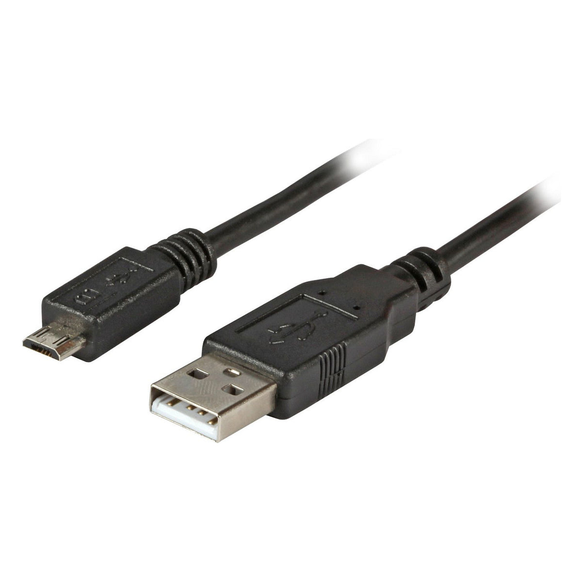 EFB USB2.0 Anschlusskabel A-Micro-B 5pol., ,St.-St., 1,8m, schwarz, Classic