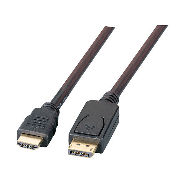 EFB DisplayPort/HDMI Kabel 4K60Hz,A-A St-St, 5m, schwarz