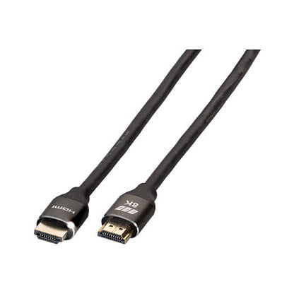 EFB Ultra HighSpeed HDMI Kabel with Ethernet 8K60Hz,A-A St-St, Premium Alumi