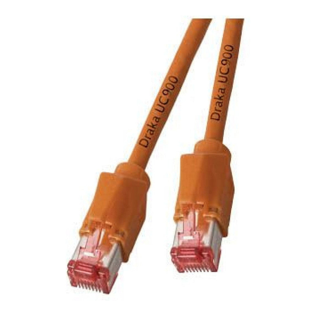EFB RJ45 Patchkabel Cat.6A S/FTP LSZH Draka UC900 TM21 orange 0,25m