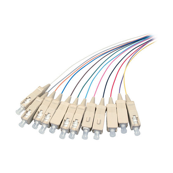 EFB Faserpigtail SC OM4 farbiges Set 2m - 12 Stck