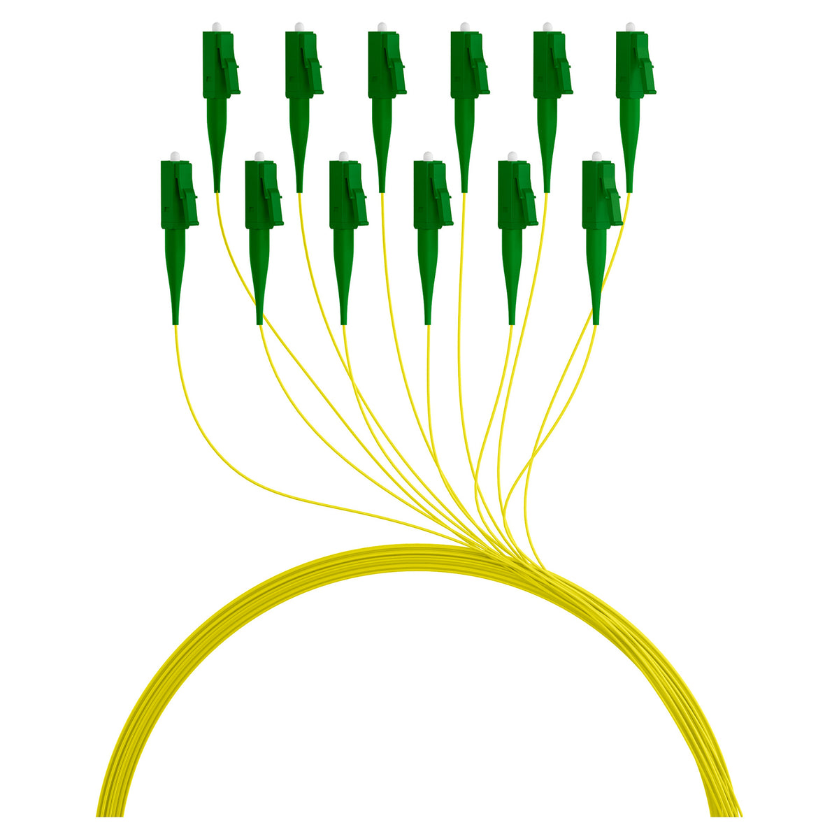 EFB Faserpigtail LC/APC OS2 G657A2 Gelb 2m - 1 Stck
