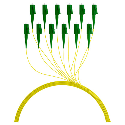 EFB Faserpigtail LC/APC OS2 G657A2 Gelb 2m - 1 Stck