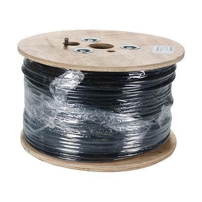 Cat.7 Innen-/Aussenkabel 1200MHz AWG23 S/FTP,PE Mantel, CPR Fca, innen Dca, Sw& Or, 25m