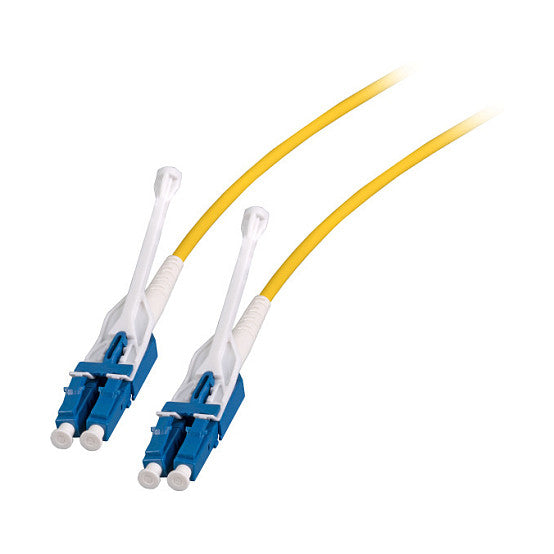 EFB Duplex Patchkabel Push/Pull LC-LC OS2 G657A1 5m LSZH 3mm gelb