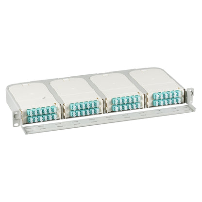 FTTH 19" 1HE Trger fr 8x Moduleinschbe,FTTH-MODUL-X inkl. Kabelf