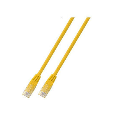 EFB RJ45 Patchkabel Cat.6 U/UTP PVC CCA gelb 3m