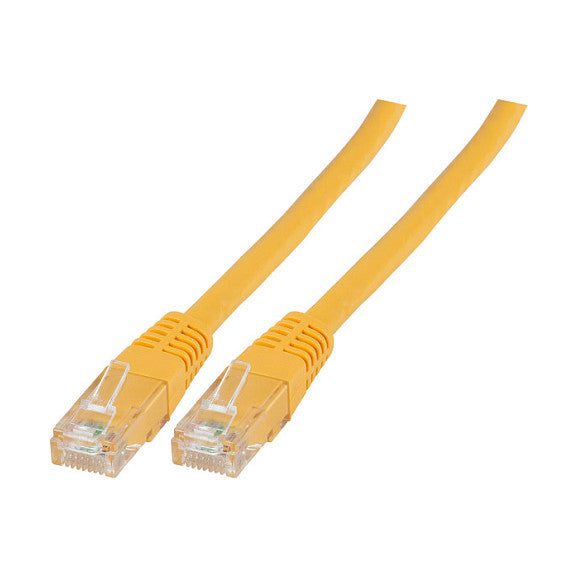 EFB RJ45 Patchkabel Cat.6 U/UTP PVC CCA gelb 7,5m