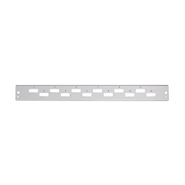 EFB Frontblende 6 x SC Duplex/LC Quad vertikal, grau